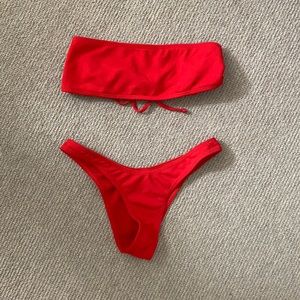 Zaful red bathing suit. Size 6.